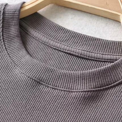 Summer Sexy Women's O-neck Short-sleeve T-shirt Slim Elastic Skinny Crop Tops