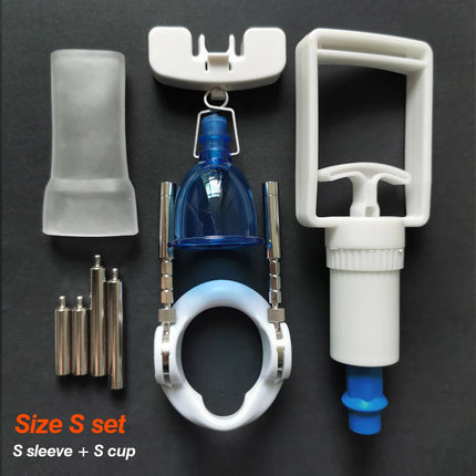 Male Penis Extender Enlargement Vacuum Cup Top Cradle Head Hanger Dick Glans Pump Stretcher Edge Enlarger System  Sex Toy Men18+