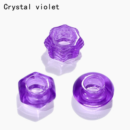 3Pcs TPE Male Penis Cock Ring Set for Men Ejaculation Delay Rubber Rings Enlargement Male Sex Toys Adult Cock Ring