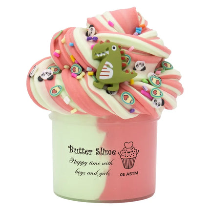 Creative Cultivation Butter Fluffy Slime Kit Hands-on Ability Safe Crystal Slime Tortoise Dinosaur Slime Crystal Puree Gift