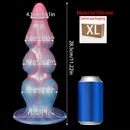 4 sizes oversized dog knot dildo, female masturbation anal dildo, vaginal massager anal dilator, female male gay, adult sex toy