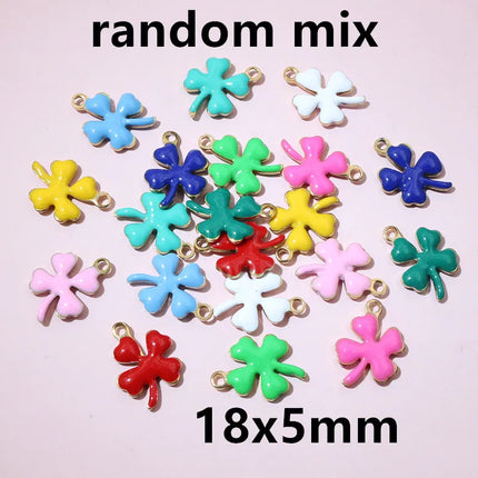 20pcs 18x5mm Stainless Steel Fish Enamel Charms Pendant Stainless Steel DIY Jewelry Making Accessories Findings