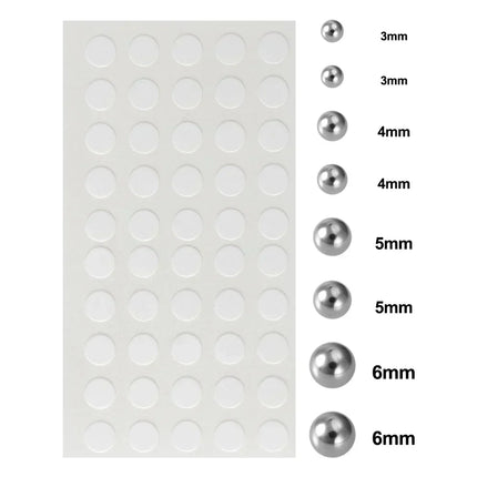 180pcs Non Piercing Lip Nails Sticker Selfadhesive Waterproof Reusable Fake Lip Nail Eyebrow Nose Ring Body Belly Button Jewelry