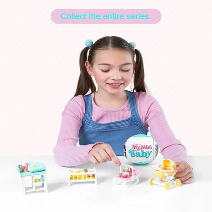 ZURU 5 SURPRISE My Mini Baby Series 1 Single Capsuleby Collectible Mystery Capsule Toy for Realistic Miniature Baby Playset and