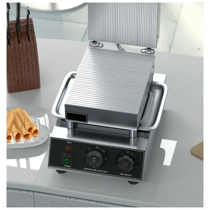 220v Home 220V Ice Cream Egg Pastry Machine Crispy Egg Roll Machine Baked Waffle Cake Baking Pan Crispy Machine Baking Tools