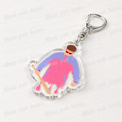 Oliver Tree Ugly Is Beautiful Keychain for Accessories Bag Charm Music Tour Let Me Down Key Chain Ring Jewelry Fans Gifts