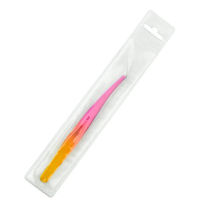 New 1Pc Eyelash Tweezers Anti-static Non-magnetic Professional Pincet 3D Eyelash Extension Tweezer 100% Closure Makeup Tool