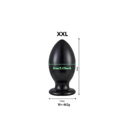 6 Size Buttplugs Anal Beads Balls Cunt Plug Dilatador Anal Plug Sex Toys Small And Big 9.5cm Huge Anal Plug Toys For Women Men