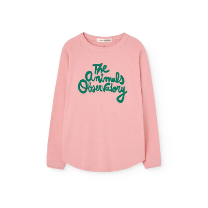 2026 Spring Summer Children's Clothing Girls' Versatile and Cute T-shirt Cartoon Printed Round Neck Letter Long Sleeved Shirt