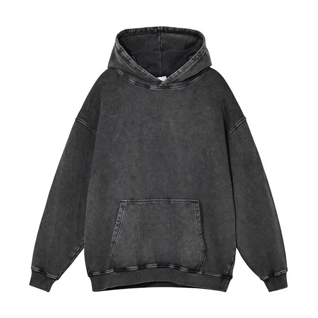 Raeg Heavyweight Vintage Washed Retro Hoodie Loose Oversize Women's Sweatshirt Street Style Clothing from Mainland China