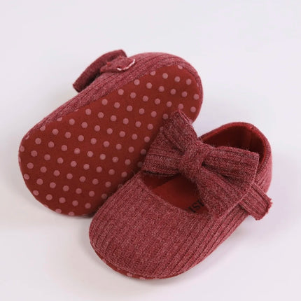 Adorable Bowknot Mary Jane Shoes For Baby Girls - Lightweight, Non-Slip & Soft Flat Sole For Indoor/Outdoor Walking All Year Rou