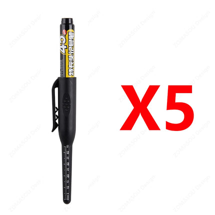 100-1Pcs 45mm Long Nib Head Carpenter Marker Pens White/Black/Blue/Red Hole Marker Pen for Measuring Woodworking Hand Tools