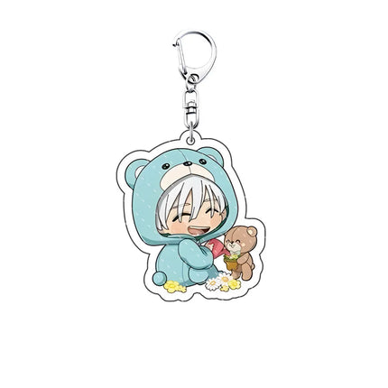 Anime WIND BREAKER 6cm acrylic Keychain key chain big stand brand Sakura-harusugita Keitaro  decoration key ring Gift