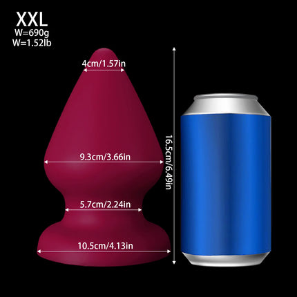 Fisting Butt Plug Training Dilator XXXL Small Huge Anal Plug Super Soft Anal Toys Suction Cup Big Sex Toy For Men Women Buttplug