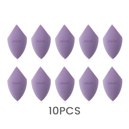 IMAGIC 10PCS/KIT Makeup Sponge Soft For Foundation Concealer Cream Wholesale Healthy Latex Smooth Wet And Dry Women Makeup Tool