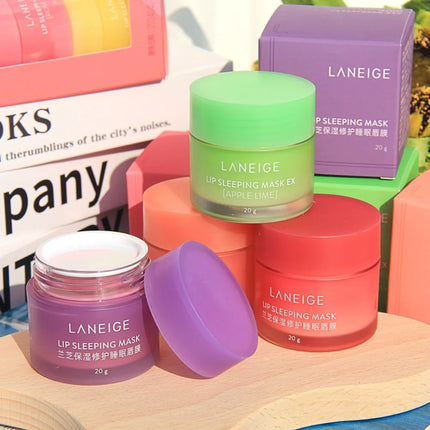 Laneige 20g 3g Lip Mask Jelly Sleep Lip Balm Night Repair Moisturise Treat 4*8g 3*10g 5*3g Set Hydrate Nourish Christmas Gifts