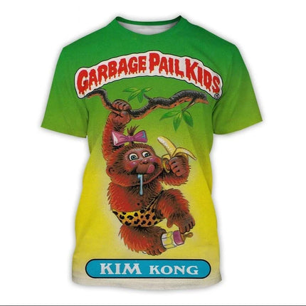 Cartoon Garbage Pail Kids Graphic T-shirts 3D Print Kid Anime Tees Fashion Men Women Short Sleeve O-Neck Tshirt Harajuku Y2k Top