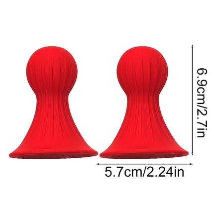 Colorful Silicone Nipple Suckers Set Soft Suction Cup Breast Teaser Sensual Nipple Stimulation Sexual Toy for Couples
