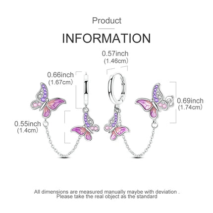 925 Sterling Silver Gold Color Star Moon Chain Stud Earrings for Women Girl Ear Studs Fine Jewelry Fashion Luxury Anniversary