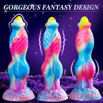 Thrusting Dragon Dildo Vibrator Sex Toys 10" 4IN1 Monster Remote Control Thick Dildo Suction Cup Dildo Anal Toys Adult Product