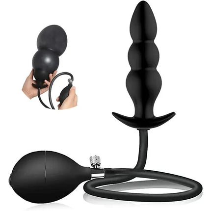 Silicone Expand Inflatable Detachable Anal Plug Waterproof Butt Sex Toy Prostate Anal Anus Pump Plug Dilator Sex Toy