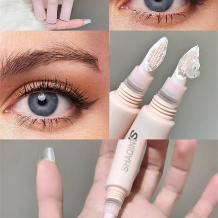 3D Brow Gel Waterproof Smudge-Proof Eyebrow Styling & Shaping with Silicone Brush Long-Lasting Hold for All-Day Wear Makeup