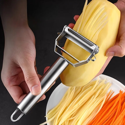 1pcs Stainless Steel Kitchen Fruit Vegetable Peeler High Quality Multifunctional Shredding Peeler Home Kitchen Vegetable Tools