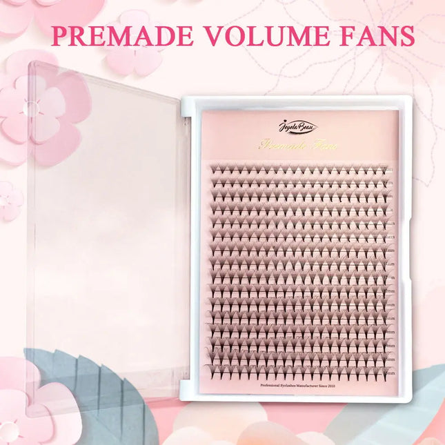 Goddess Premade Volume Fans 4D 5D 6D 7D 8D 10D 12D 14D 16D 20D Individual Lashes Extension Pointy Stem 320 Fans Faux Mink