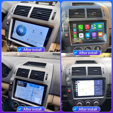 Android Car Radio Multimedia Car Radio Stereo Head Unit for Volkswagen Polo Mk4 2001 - 2011 with GPS Navigation Wireless CarPlay
