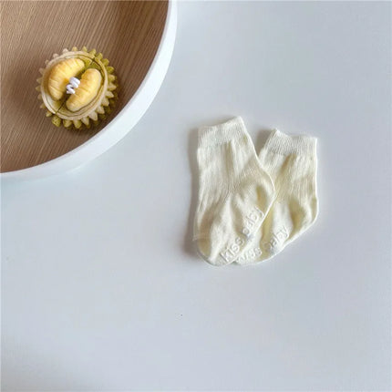 Spring Autumn New Baby Children Sock Comfortable Sweat-absorbing Breathable Non Slip Infant Kids Stockings Boy Girl Cotton Socks