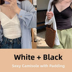 M ( 35-47.5kg ) / White + black [2-pack pure desire suspender set]