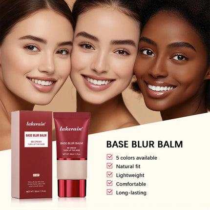 Liquid Foundation And Puff Makeup Set Lightweight Waterproof Long Lasting Matte Facial Foundation Cosmetics Woman Makeup