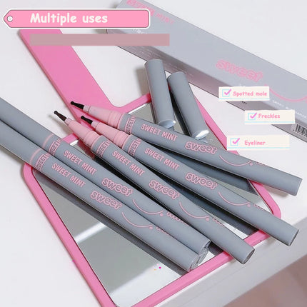 Face Fake Freckles Pen Natural Liquid Tear Mole Pen Amber Brown Dot Spot Concealer Pen Lifelike Cheek Spots Tint Makeup Tool