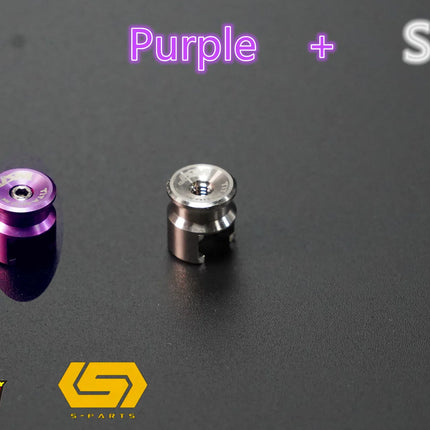 JSM Hobby TITANIUM Battery Grips with bullet plugs 4/5mm