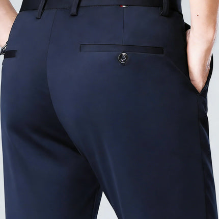 Men's Versatile Golf Pants Stretch Straight Fit Slacks Waterproof Quick-Dry Trousers for Golf Business Casual