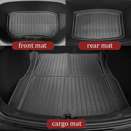Floor Mats Cargo Liner For Tesla Model 3 2025 Highland Waterproof Anti-slip Trunk Mat TPE Pads Model 3 2026 Highland Accessories