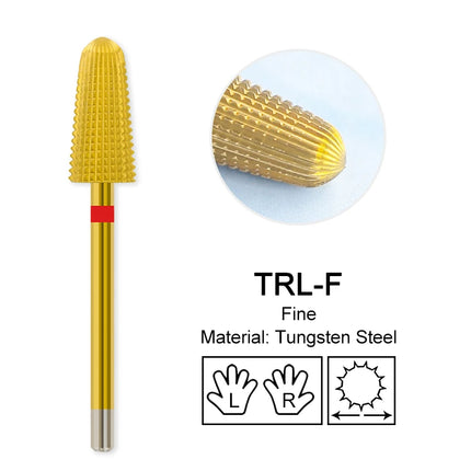 Tapered Barrel Nail Drill Bits Carbide Nails Grinding Head Milling Cutter 4XC Hard Soft Gel Removal Polishing DIY Tools