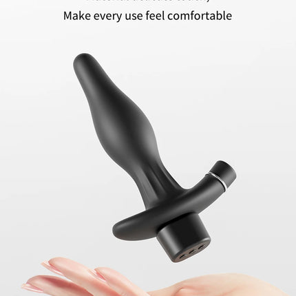 10-frequency Vibration Prostate Bead Inflation Huge Anal Plug Electric Orgasm Masturbation Massager Sex Product Butt Plug SexToy