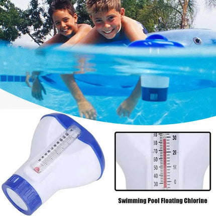 Pool Chlorine Dispenser Thermometer / Distributeur Chlore Piscine