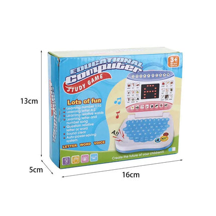 Electronic Learning Machine Educational English Language Learning Child Laptop Computer With Mouse English Laptop Toy Gift