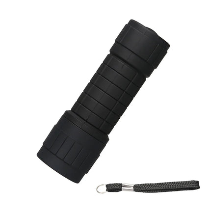 Mini Portable Flashlight 9 LED Lamp Beads Strong Lighting Using Pocket Outdoor Camping Waterproof Emergency Torch Children Gifts