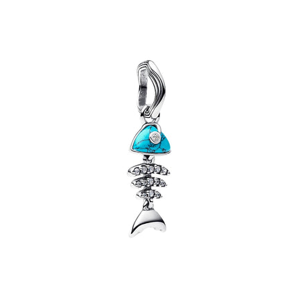 925 Sterling Silver Blue Whale Dolphin Elephant Snail&Shell&Seahorse Dangle Charm Fit Brand Bracelet Neutral DIY Jewelry
