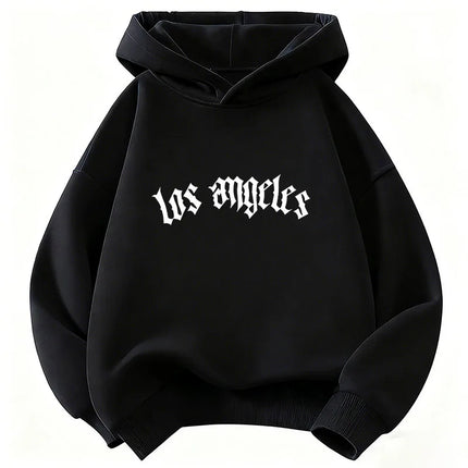 Fashion Los Angeles Letter Printed Hoodie Kids Children's Sweatshirt Hoody for Boys Girls Autumn Spring Casual Hoodies