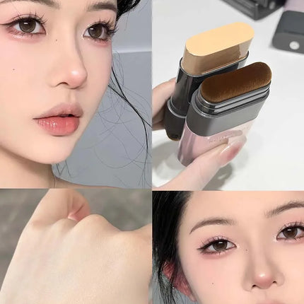 2-in-1 Concealer & Foundation Stick - Full Coverage for Acne Scars - Radiant Dewy Finish - Natural Skin-Like