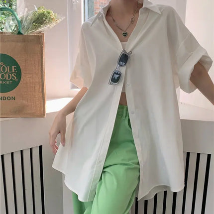XEJ Elegant and Youthful Women's Blouses Oversize Shirts Women's Summer Clothing Spring 2022 Short-Sleeve Youth Blouses