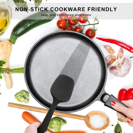 6 Pieces Silicone Spatula Set Food Grade Non Stick Heat Resistant Spatulas Turner for Cooking Baking Mixing Baking Tools