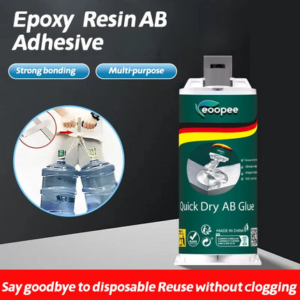50ml AB Glue Multi-material Fast Curing Adhesive Waterproof Sealant for Tile Bathtub Crack Repair Wood Metal Plastic Home Repair