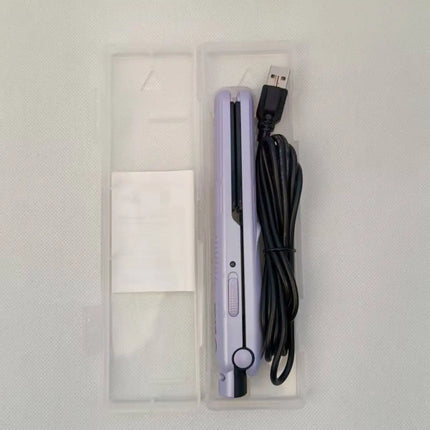 WizHuas 10PCS Portable USB Mini Straightener with 2 Meters USB cable,Micro-USB,5V/2A,PTC ceramic heating elements,On-Off switch