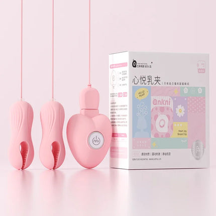Electric Wearable Nipple Clip Vibrator G-spot Massage Stimulator Erotic Tease Nipple Breast Masturbator  Female Adult Sex Produc
