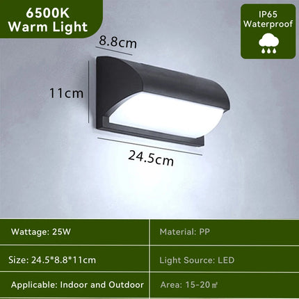 Waterproof LED Wall Light 110V 220V For Outdoor Pathway Stairway Porch Balcony Garden Wall Mount Indoor Exterior Wall Lamp